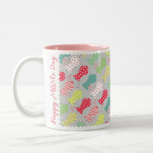 Love Sewing Mannequin Grey Two-Tone Coffee Mug