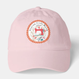Love Sewing Seamstress Tailor Pink Hat