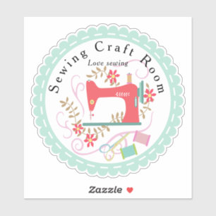 Love Sewing Sticker