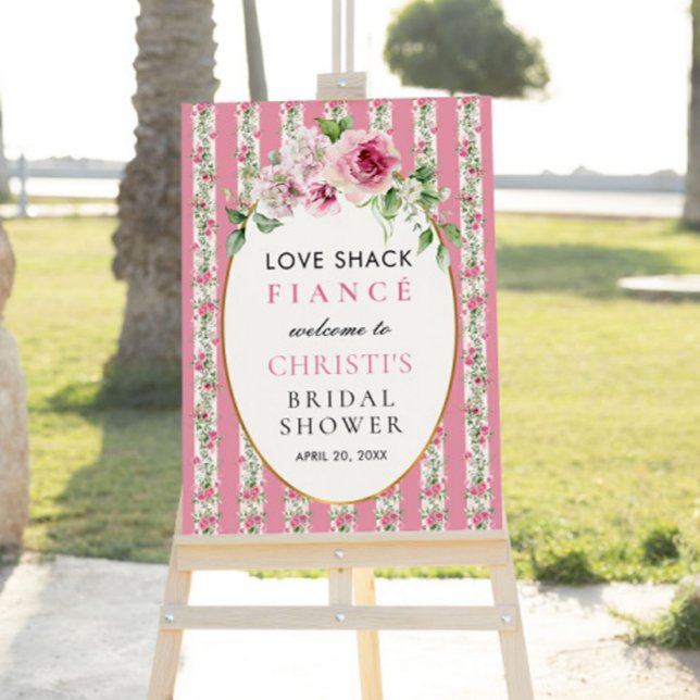 Love Shack Fiance Blush Pink  Party Bridal Shower Foam Board (Creator Uploaded)