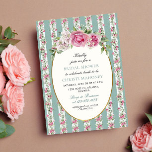 Love Shack Fiance Floral Bridal Shower Invitation