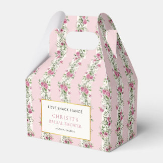Love Shack Fiance Floral Garden Bridal Shower Favor Boxes