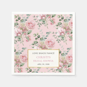 Love Shack Fiance Garden Party Bridal Shower Napkins