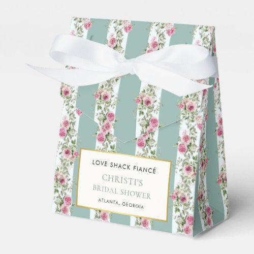 Love Shack Fiance Garden Tea Party Bridal Shower Favor Boxes