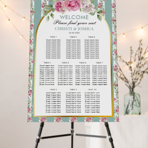 Love Shack Fiance Wedding Seating Chart Arch  Foam Board