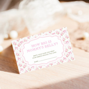 Love Shack How Big Is Her Belly Enclosure Card