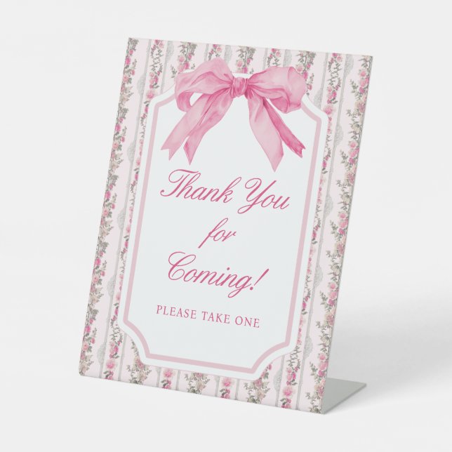 Love Shack Thank You For Coming Favor Sign (Front)