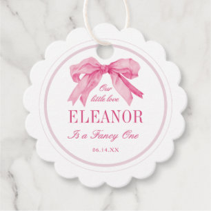 Love Shack Vintage Fancy ONE 1st Birthday Favor Tags