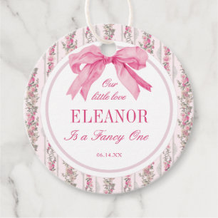 Love Shack Vintage Fancy ONE Girl Birthday Favor Tags