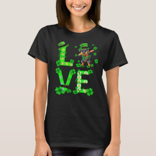LOVE Shamrock Nurse Life Funny St Patrick's Day T-Shirt