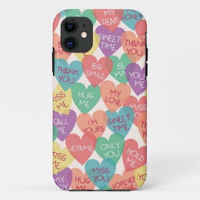 Love Shape Background Case-Mate iPhone Case (Back)