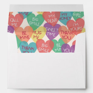 Love Shape Background Envelope