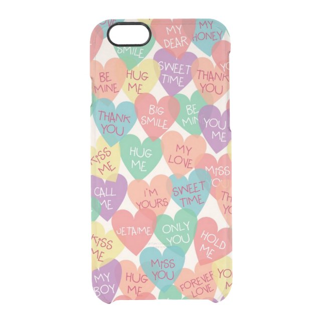 Love Shape Background Uncommon iPhone Case (Back)