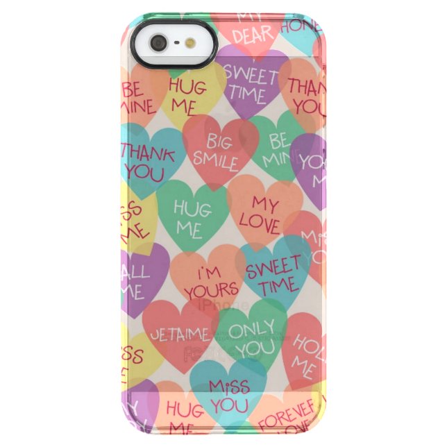 Love Shape Background Uncommon iPhone Case (Back)