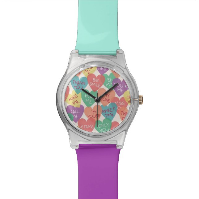 Love Shape Background Watch (Close Up)