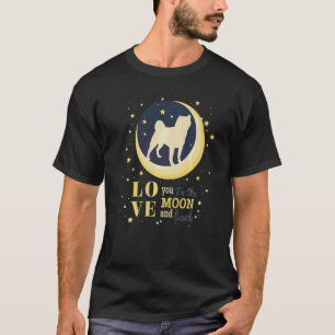 Love Shiba Inu Dog To The Moon T-Shirt