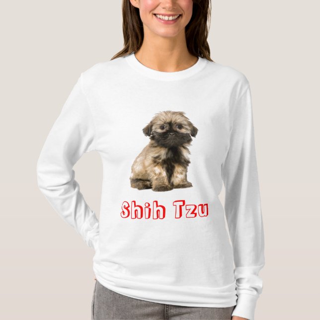 Love Shih Tzu Puppy Dog Tee Shirt (Front)