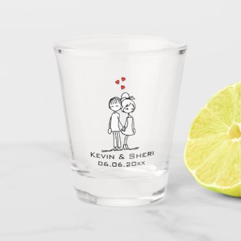 Love Shot Glass by NatureTales at Zazzle