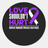 Love Shouldn't Hurt Decal Domestic Violence Awareness -  Portugal