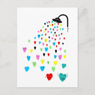 "Love Shower" Postcard