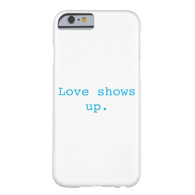 Love shows up phone case (Back)