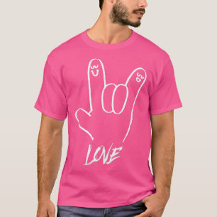 Love Sign and Sign Language Love T-Shirt