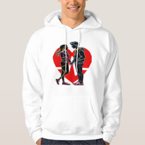 LOVE SIGN HUDDED T_SHIRT HOODIE