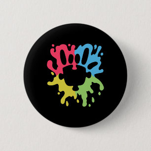 Love Sign Non-verbal Autism Support Awareness Puzz Button
