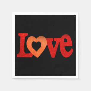Love Sign Paper Napkins