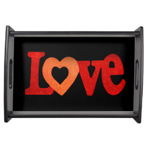 Love Sign Serving Tray