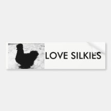 Love silkie chickens sticker