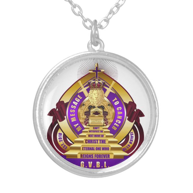 love silver plated necklace (Front)