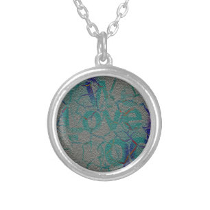 Love Silver Plated Necklace