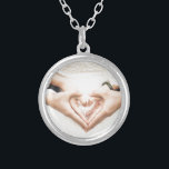 Love Silver Plated Necklace<br><div class="desc">Perfect gift for weddings!</div>