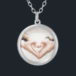 Love Silver Plated Necklace<br><div class="desc">Perfect gift for weddings!</div>