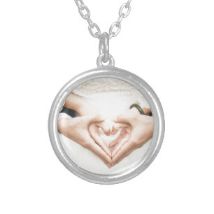 Love Silver Plated Necklace
