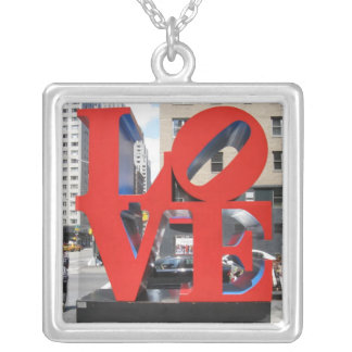 Love Silver Plated Necklace