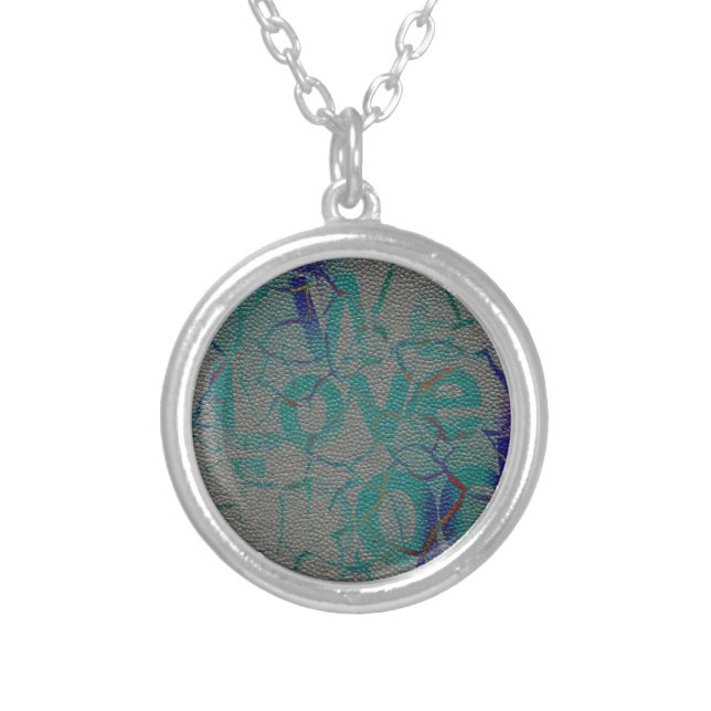 Love Silver Plated Necklace (Front)