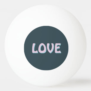 LOVE SIMPLE GIFT WOMEN GIRLFRIEND FRIEND PING PONG BALL