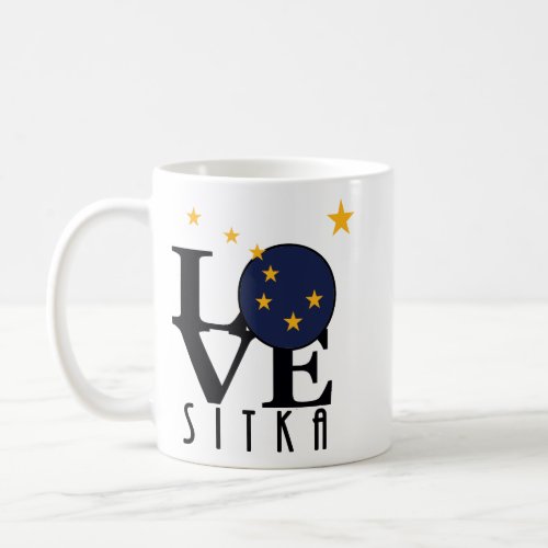 LOVE Sitka Alaska 11oz Coffee Mug