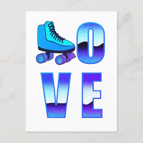 Love Skating Postcard