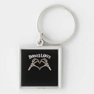 Love Skeleton Hand Classic Look Keychain