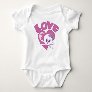 Love Skull Baby Bodysuit