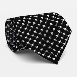 Love, Skull & Bones Neck Tie
