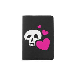 Love Skull Passport Holder