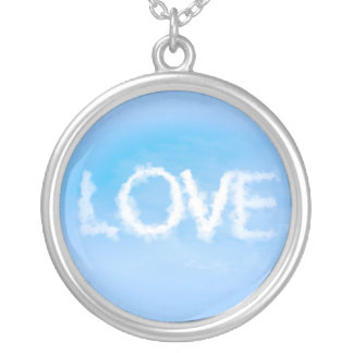 Love Sky Valentines Gift Sterling Silver Necklace