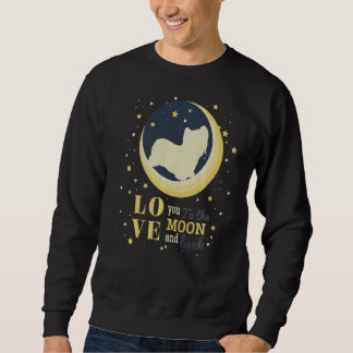 Love Skye Terrier Dog To The Moon Sweatshirt