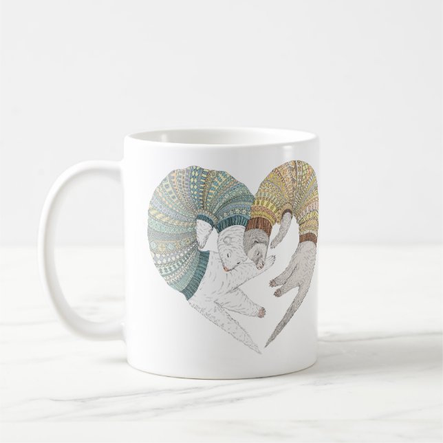 Love sleep coffee mug (Left)