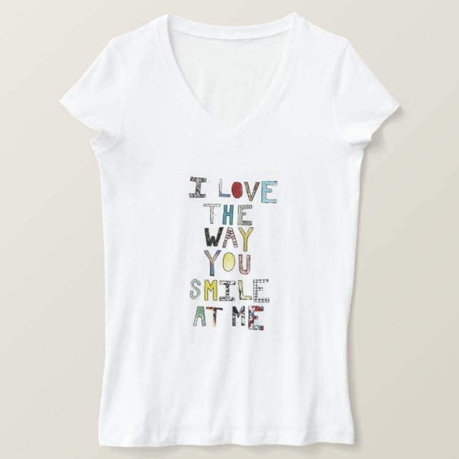 love smile T-Shirt (Design Front)