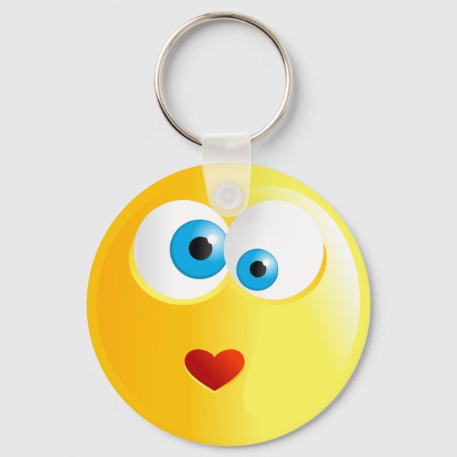 Love Smilie Keychain (Front)